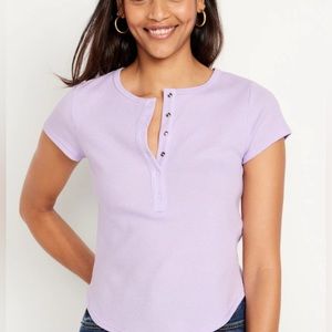Old Navy Short Sleeve Henley Top